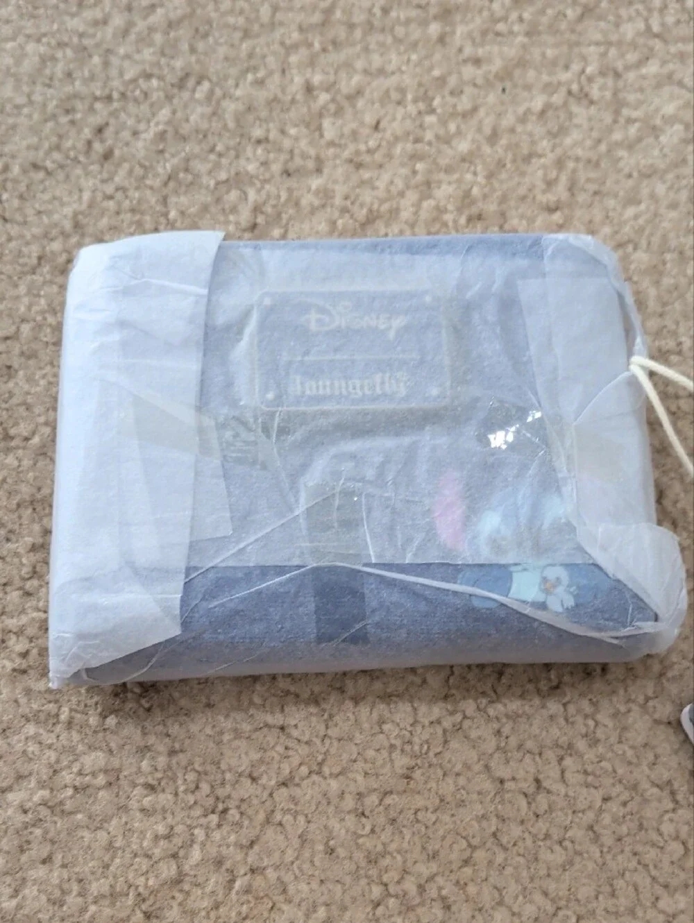 Loungefly Blue Stitch Illustrated Zip Wallet with Pastel Accent